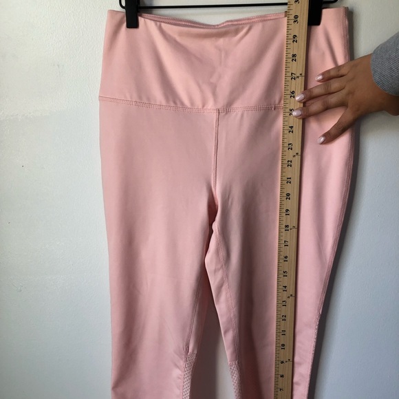 Reebok Women's Align High Rise Capri Leggings Impatiens Pink M - Picture 6 of 16
